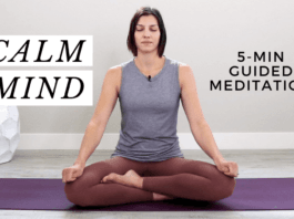 5 minute calming guided meditation
