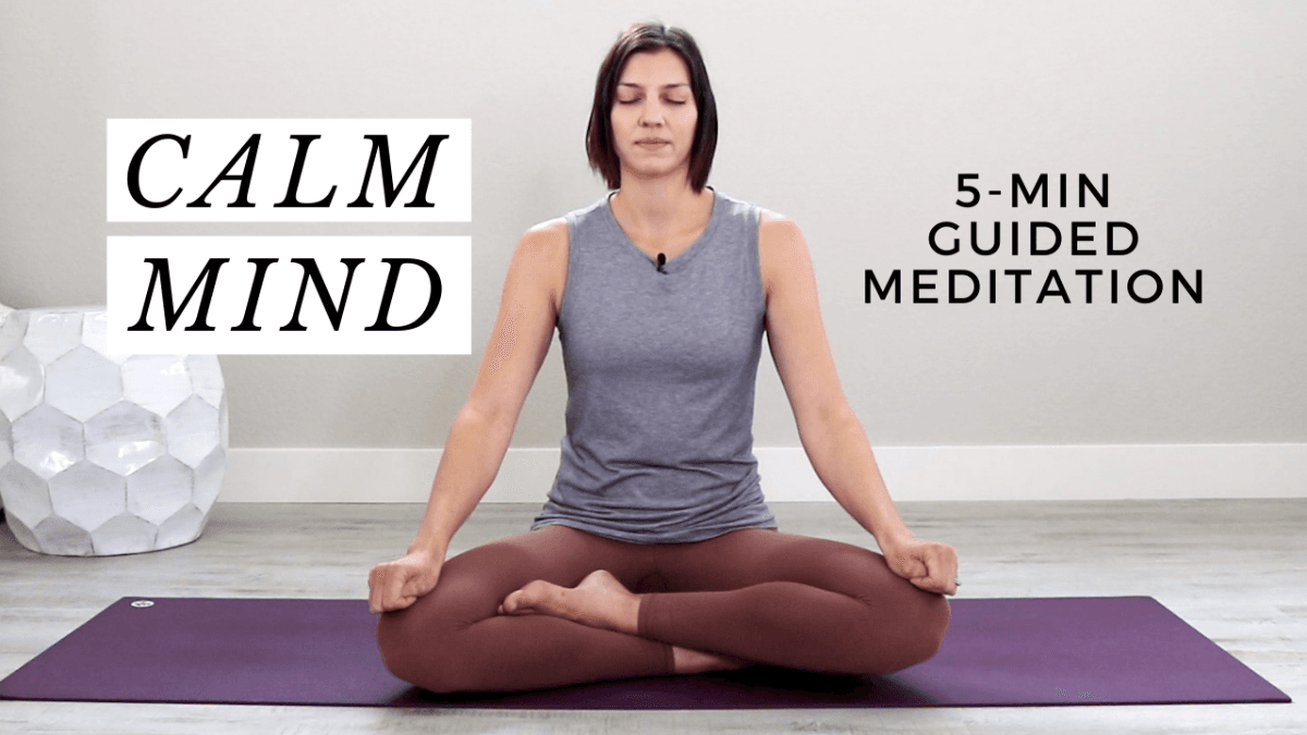 5 minute calming guided meditation