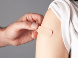 Skin nutrition patch adhesive